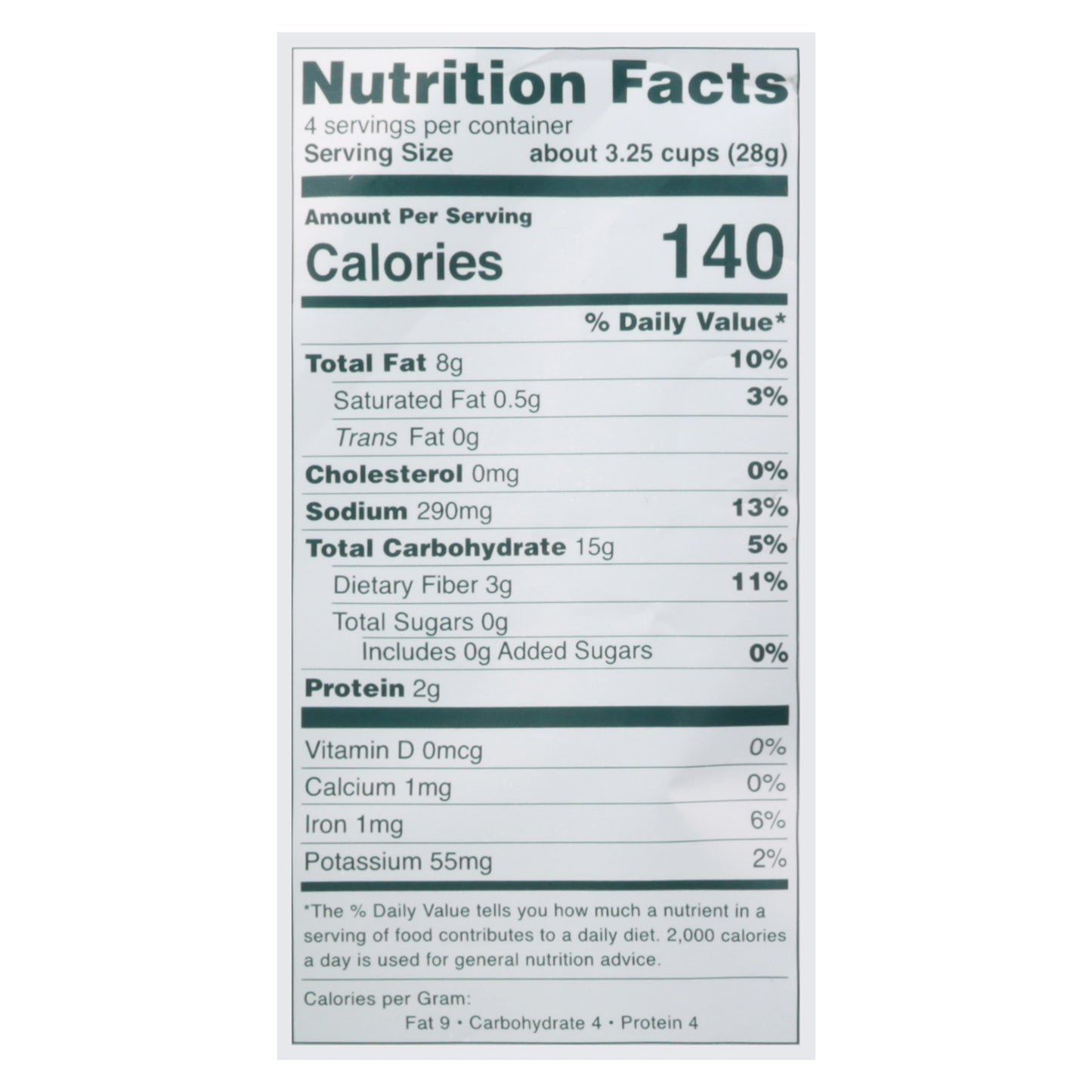 Live Love Pop Salt & Vinegar Popcorn 4.4 oz