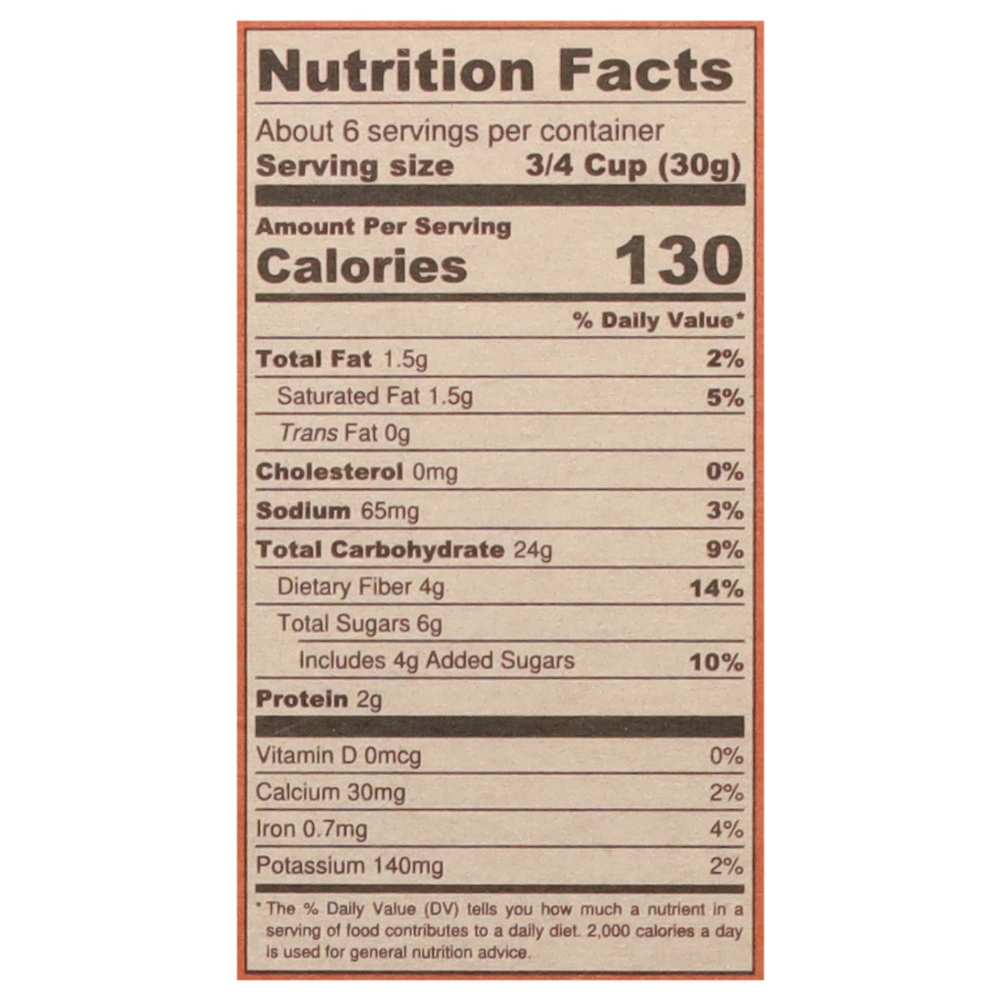 Lovebird Cinnamon Grain-Free Cereal 7 oz