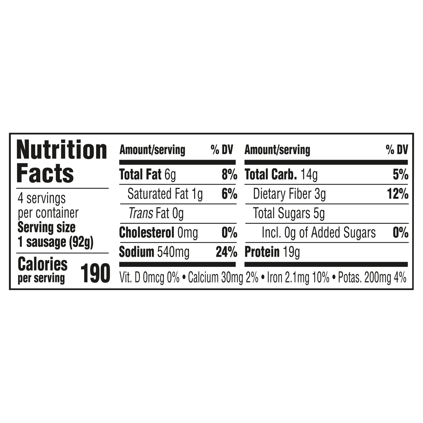 Field Roast Smoked Apple & Sage Plant-Based Sausages