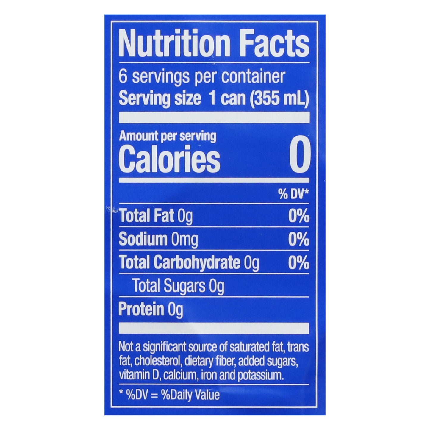 Zevia Zero Sugar Caffeine Free Cola Soda 6 - 12 fl oz Cans