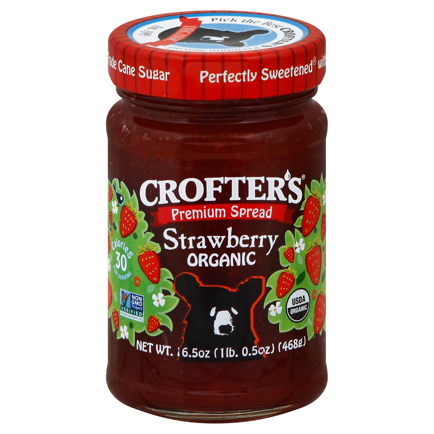 Crofter's Premium Spread 16.5 oz - Strawberry ORGANIC