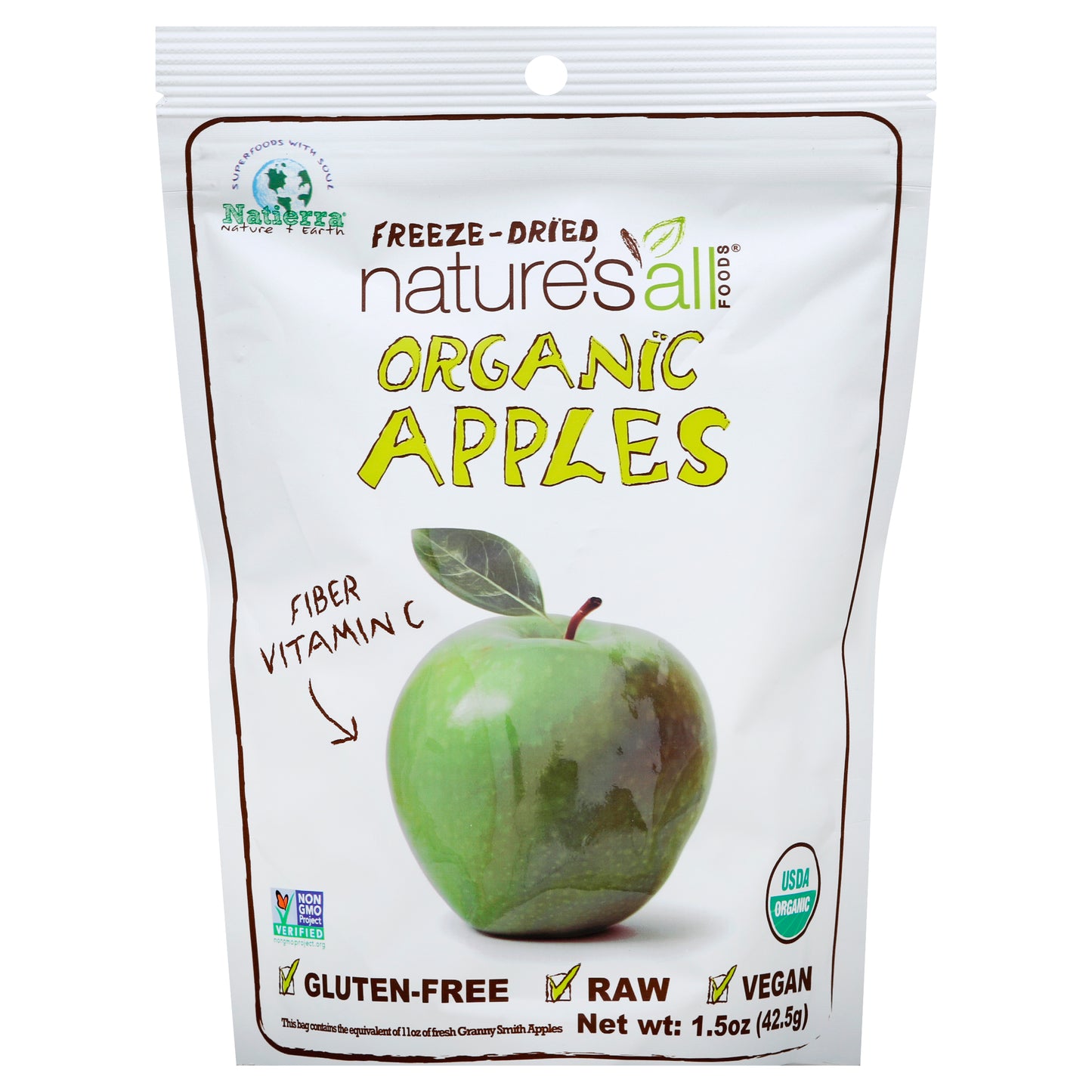 Nature's All Foods Apples 1.5 oz