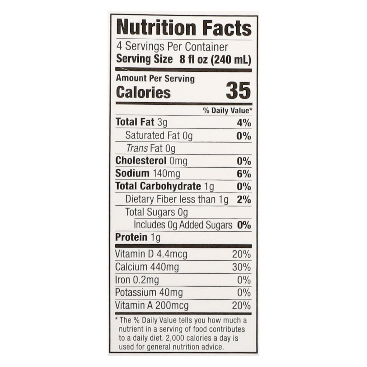 Califia Farms Dairy Free Unsweetened Almondmilk 32 fl oz