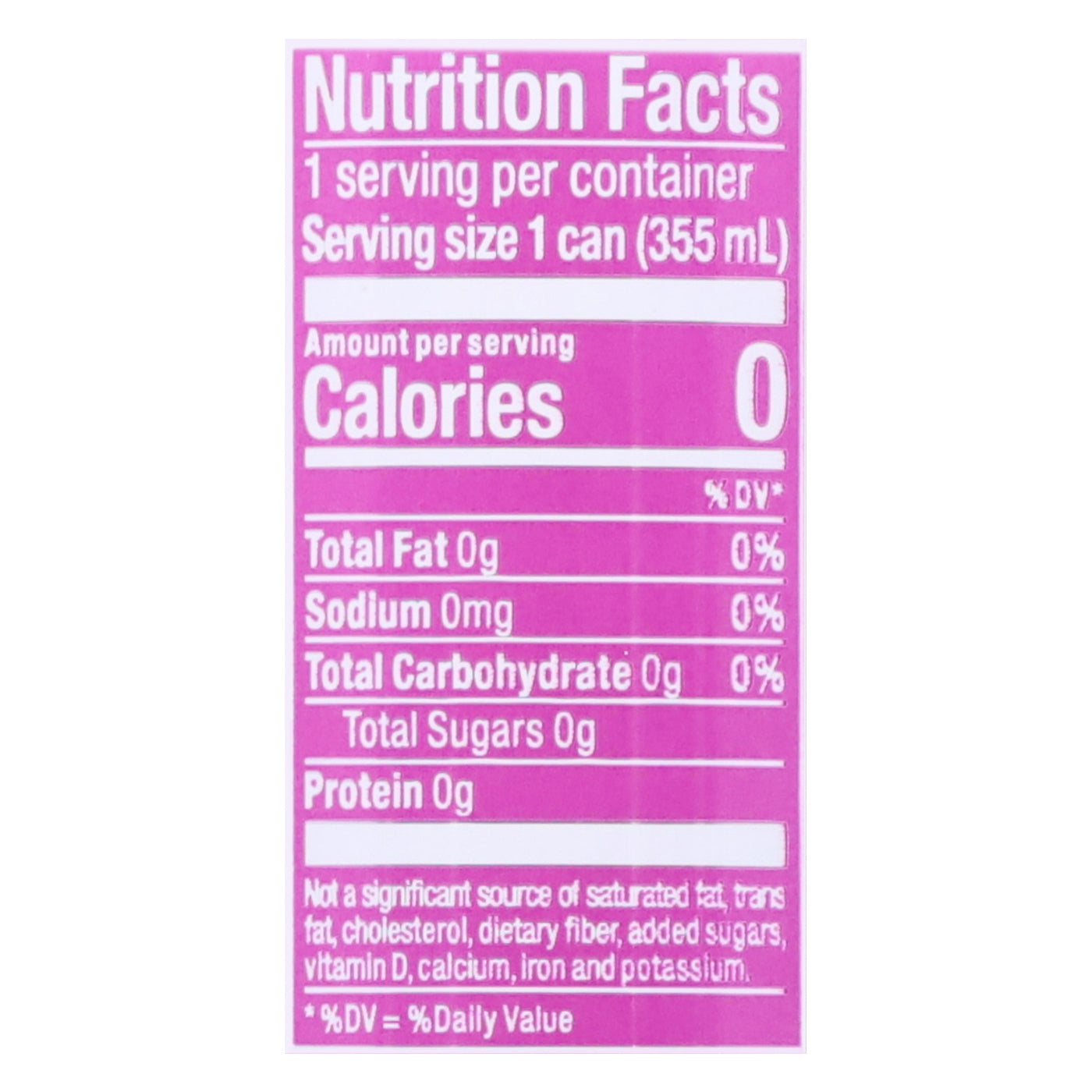 Zevia Zero Sugar Raspberry Lime Energy Drink 12 fl oz