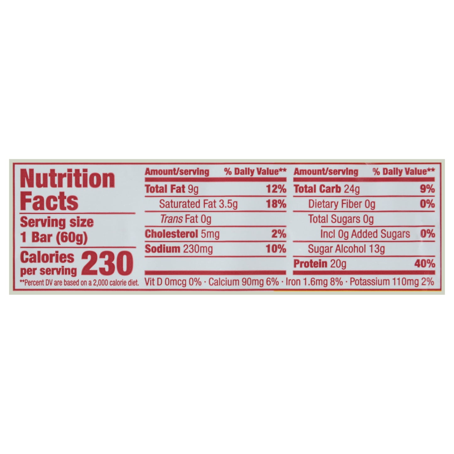 Think! High Protein Lemon Delight Protein Bar 2.1 oz