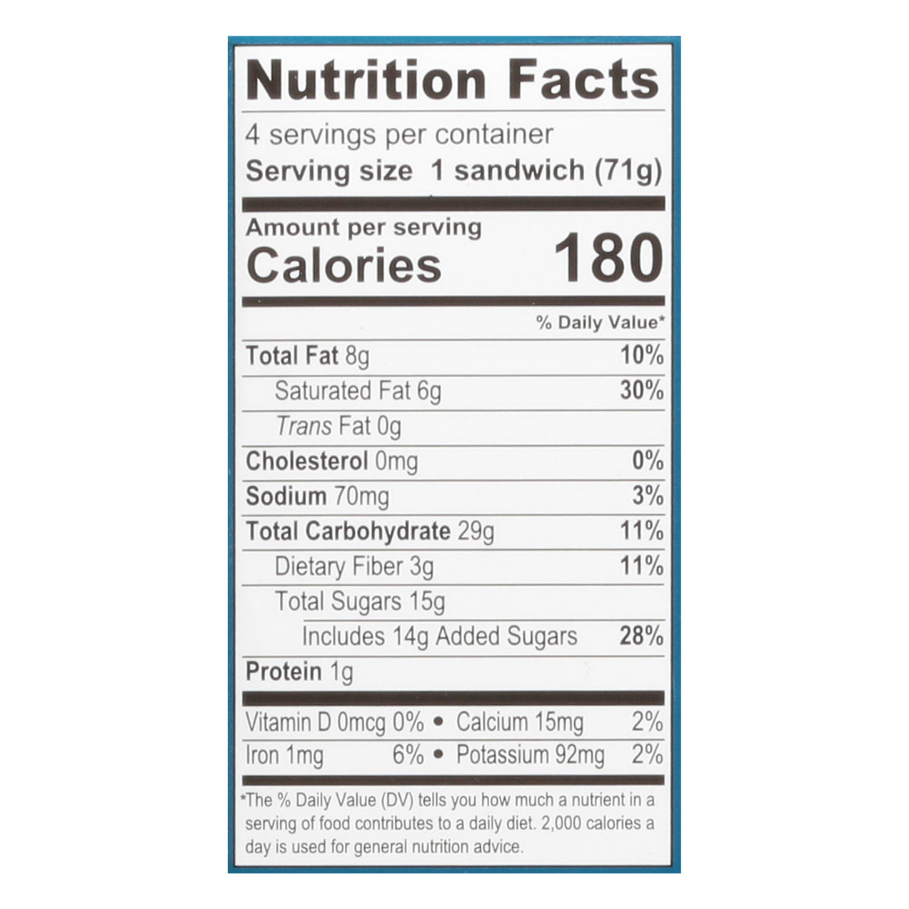 Alden's Organic Round Sammies Dairy Free Vanilla Bean Frozen Dessert 4 Sandwiches 3.5 fl oz Packed, Unspecified 4 ea