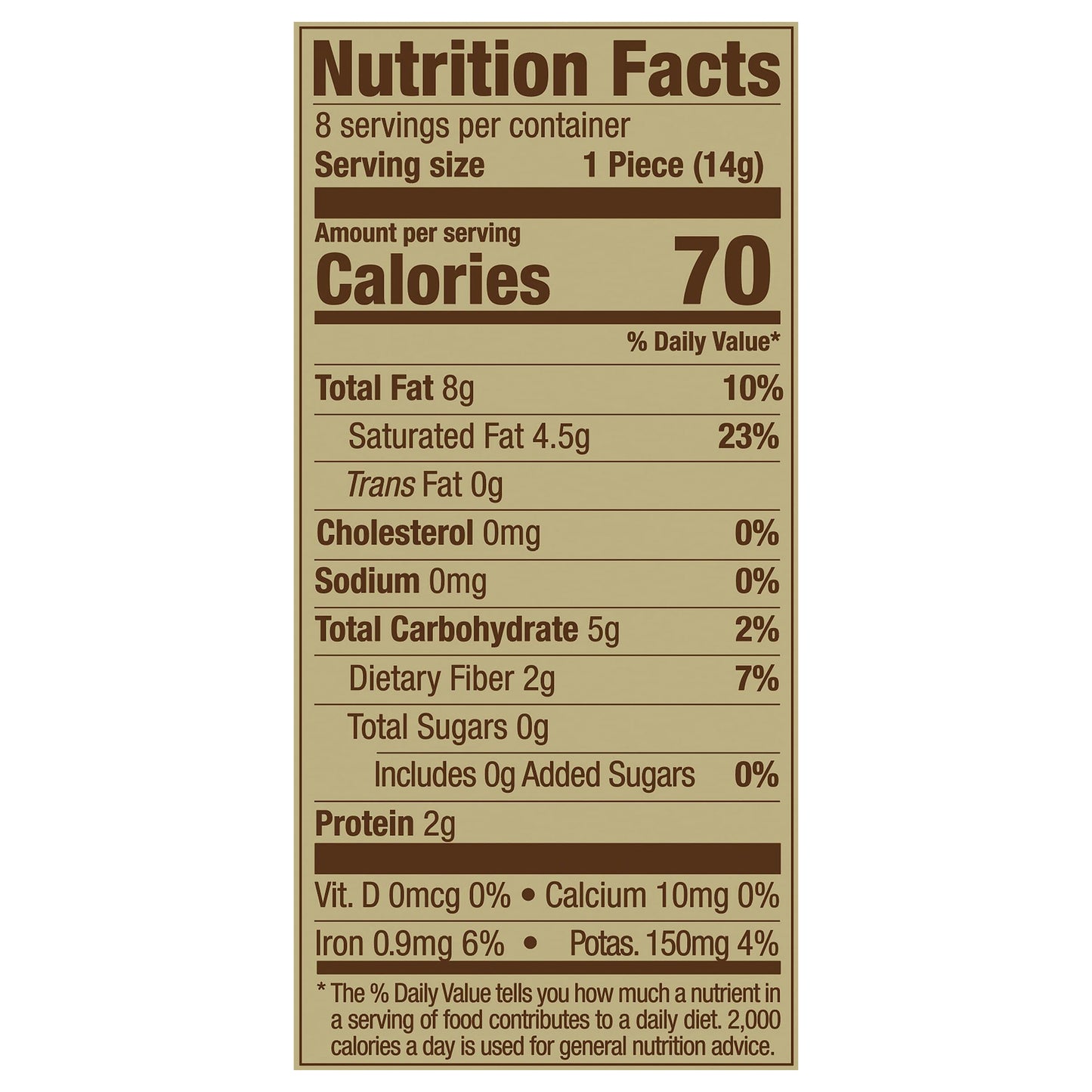 Premium 100% Cacao Unsweetened Chocolate Baking Bar, 4 oz Bar