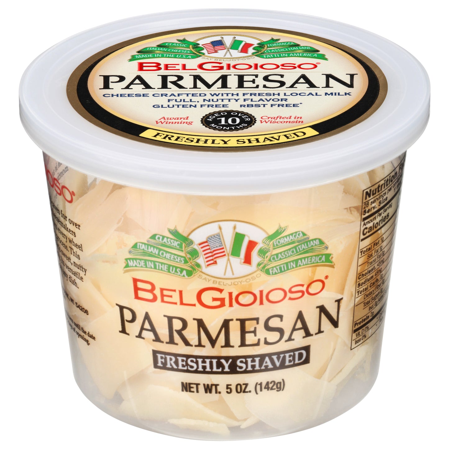 BelGioioso Parmesan Freshly Shaved Cheese 5 oz