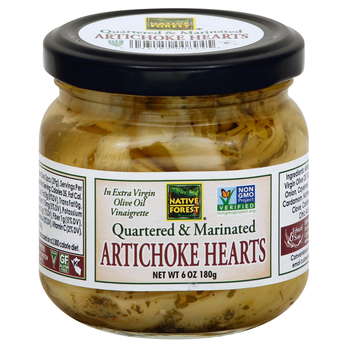 Native Forest Artichoke Hearts 6 oz