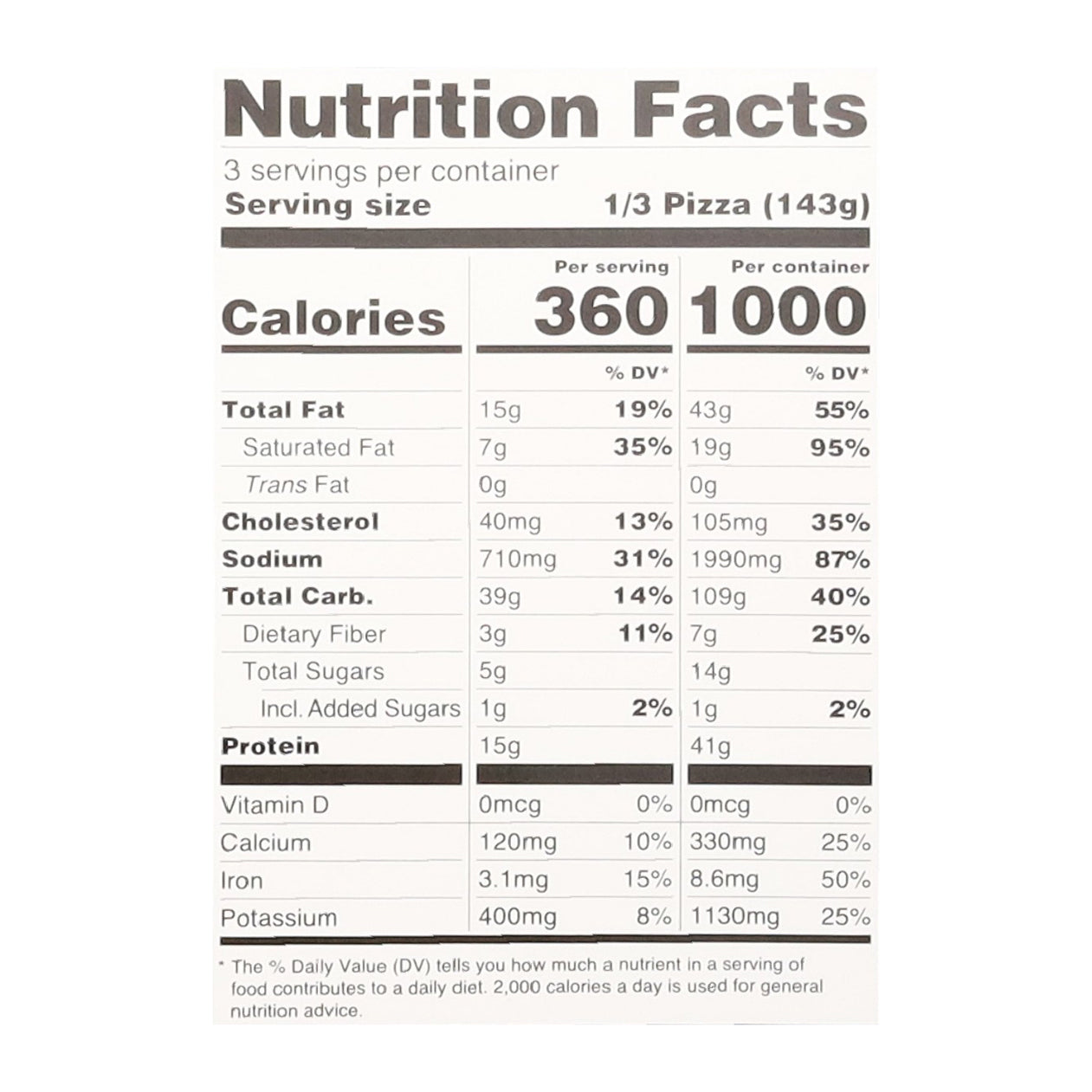 Porta Brick Oven Uncured Pepperoni Pizza 15.2 oz