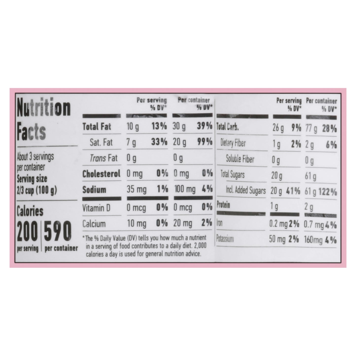 Oatly Non-Dairy Strawberry Frozen Dessert 1 pt