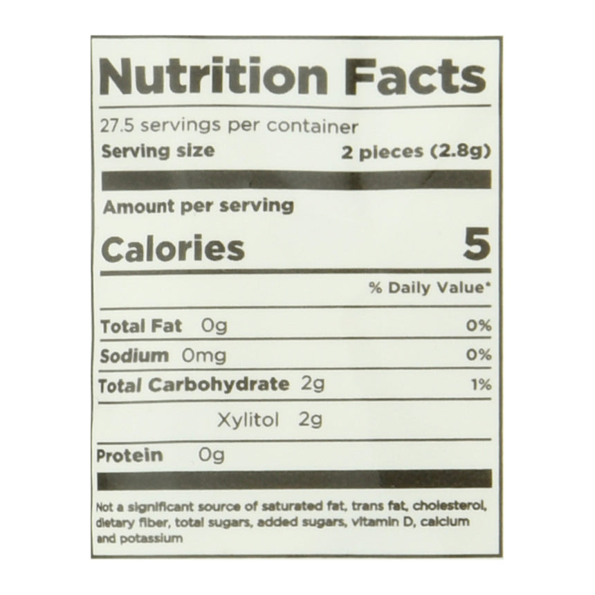 Pur Aspartame Free Spearmint Sugar Free Chewing Gum 55 ea