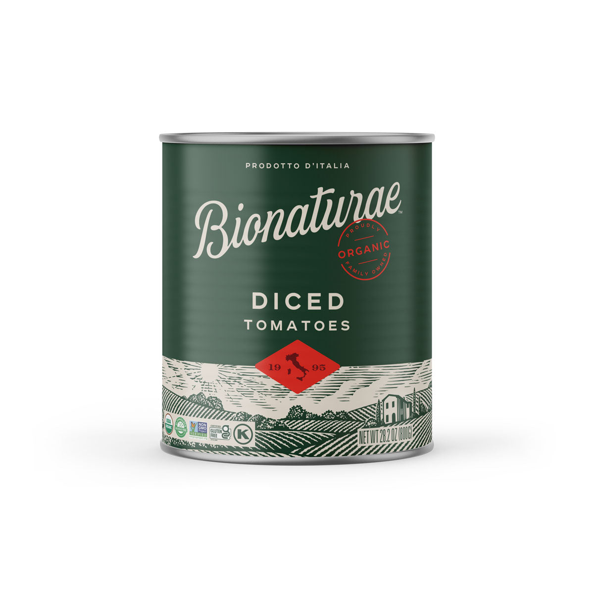 Bionaturae, Tomatoes Diced Organic, 28.2 Oz