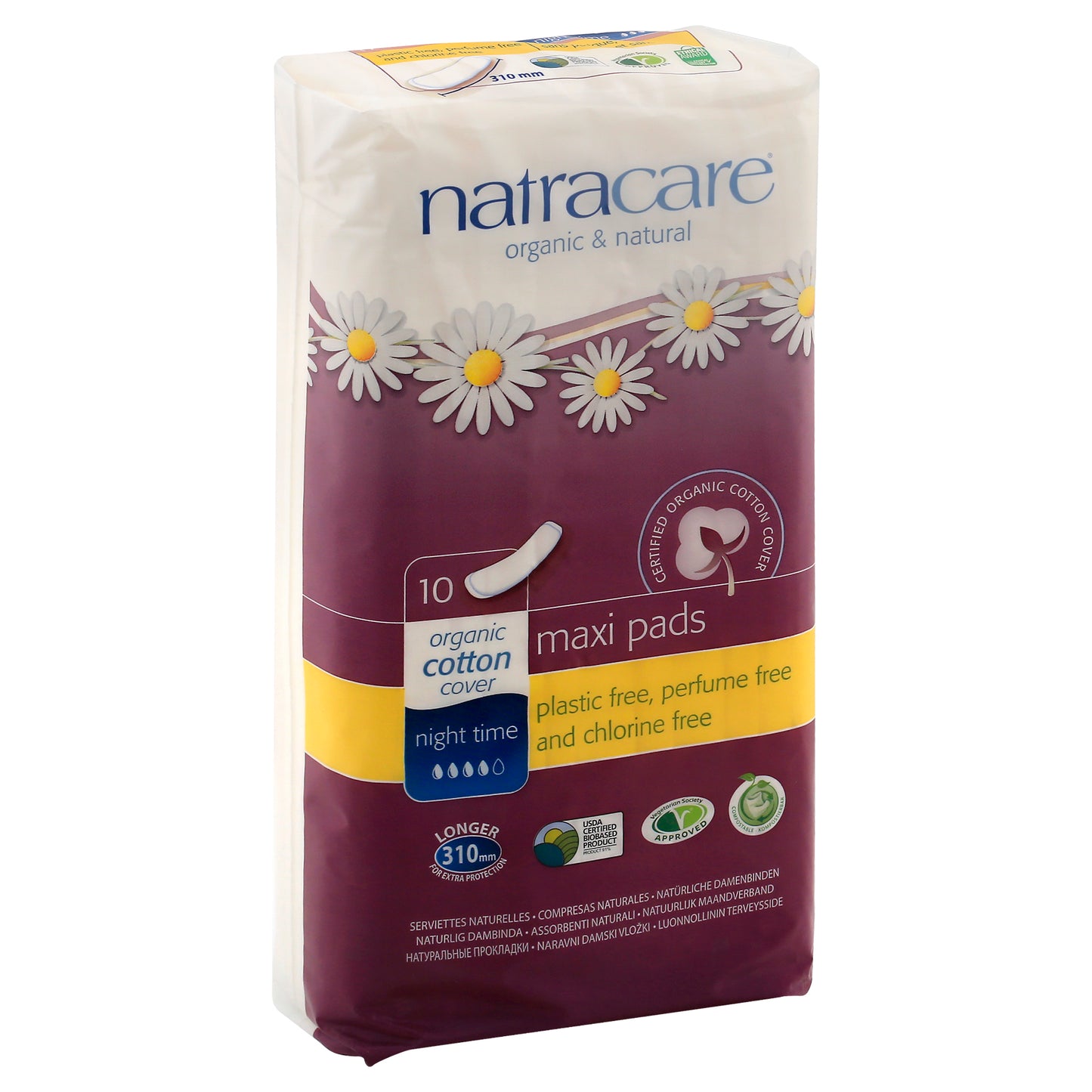 Natracare Pads 10 ea