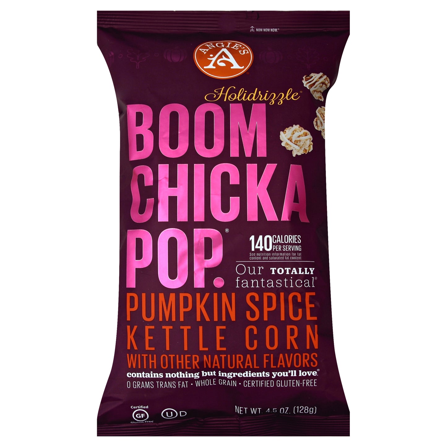 Boom Chicka Pop Kettle Corn 4.5 oz - Pumpkin Spice