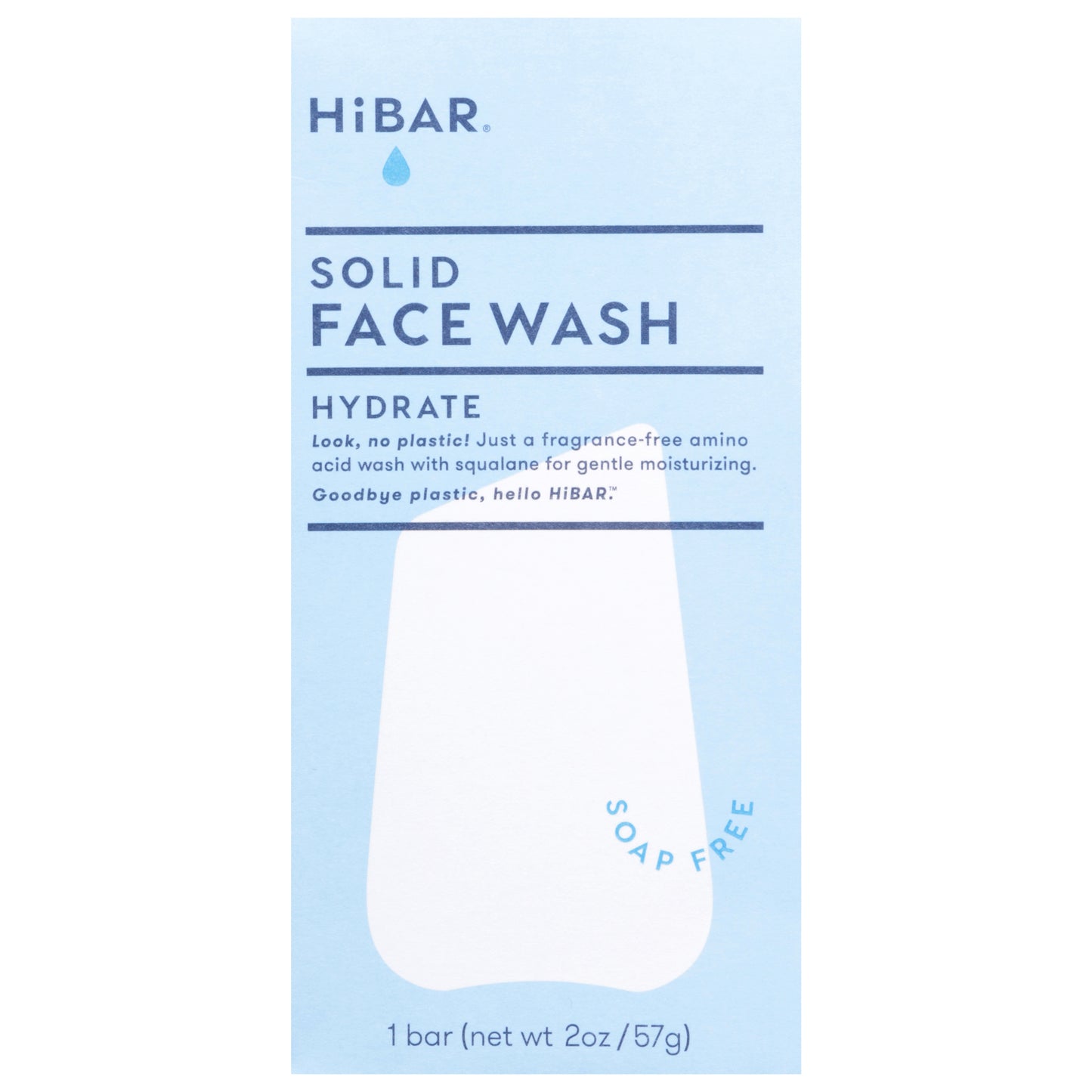 HiBar Hydrate Solid Face Wash 1 ea