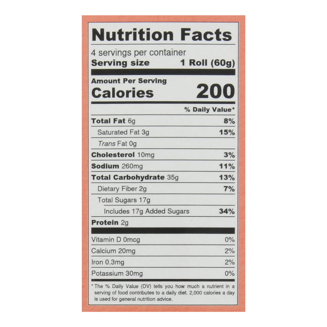 Katz Gluten Free Cinnamon Rolls 4 ea