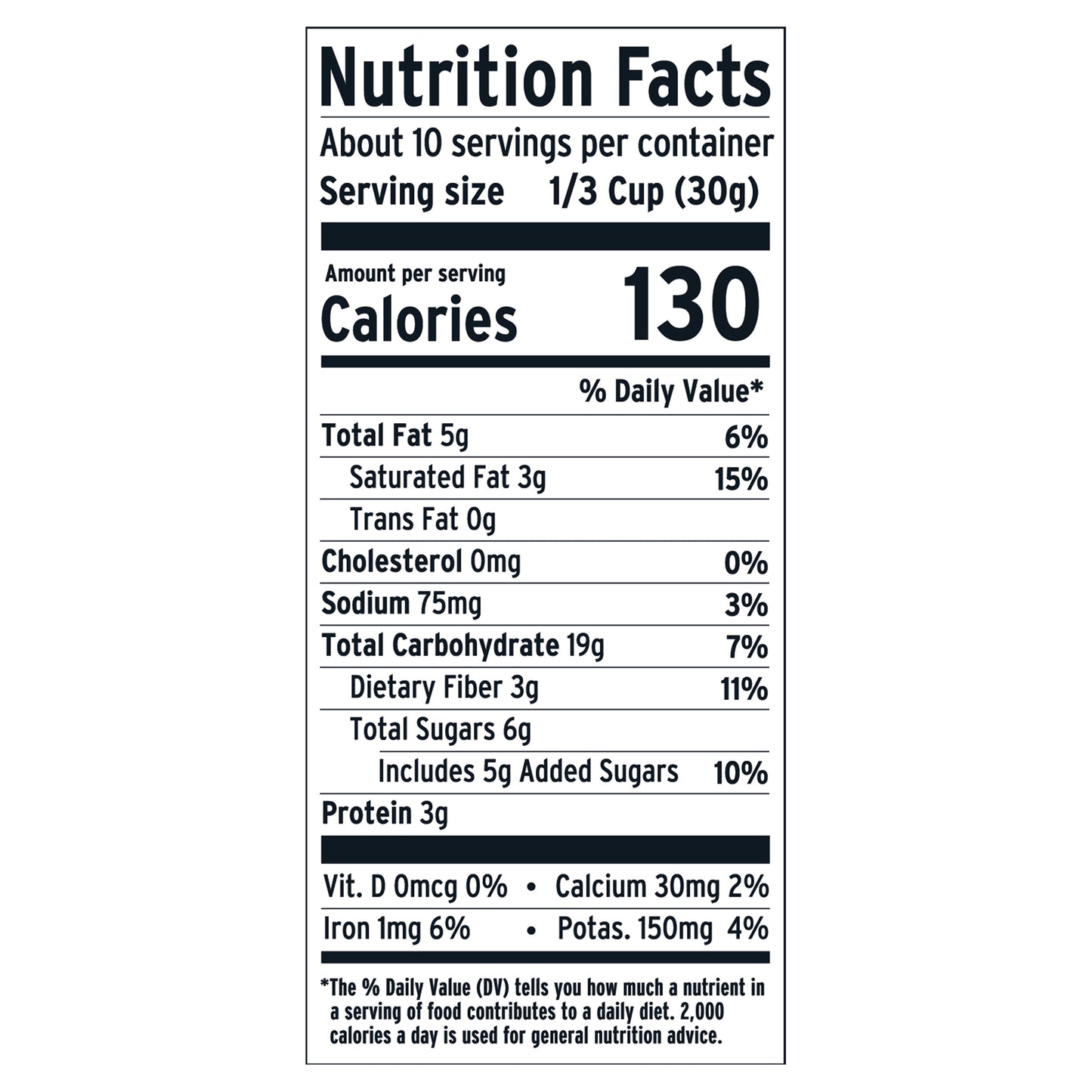 Oatmeal Raisin Cookie Granola Gluten-Free Non GMO 11 oz.