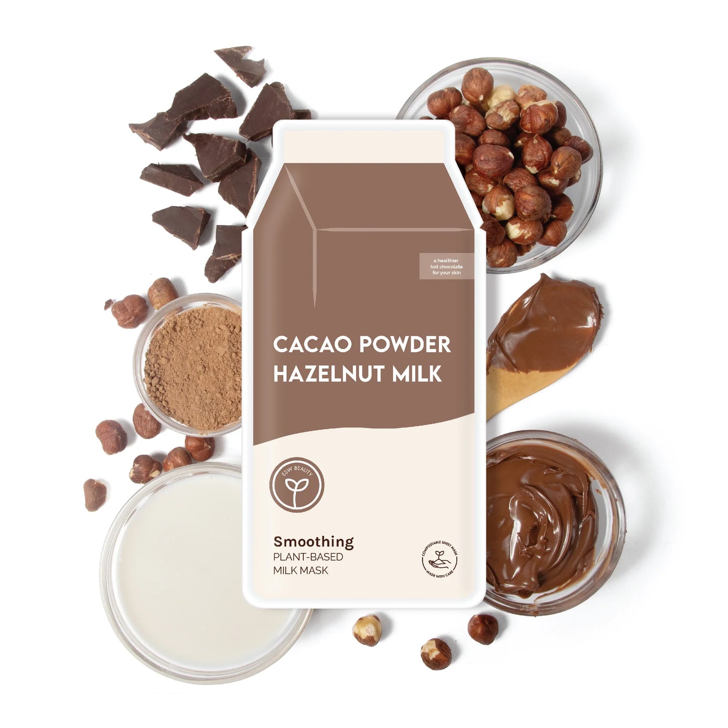 ESW Beauty Cacao Hazelnut Milk Face Mask