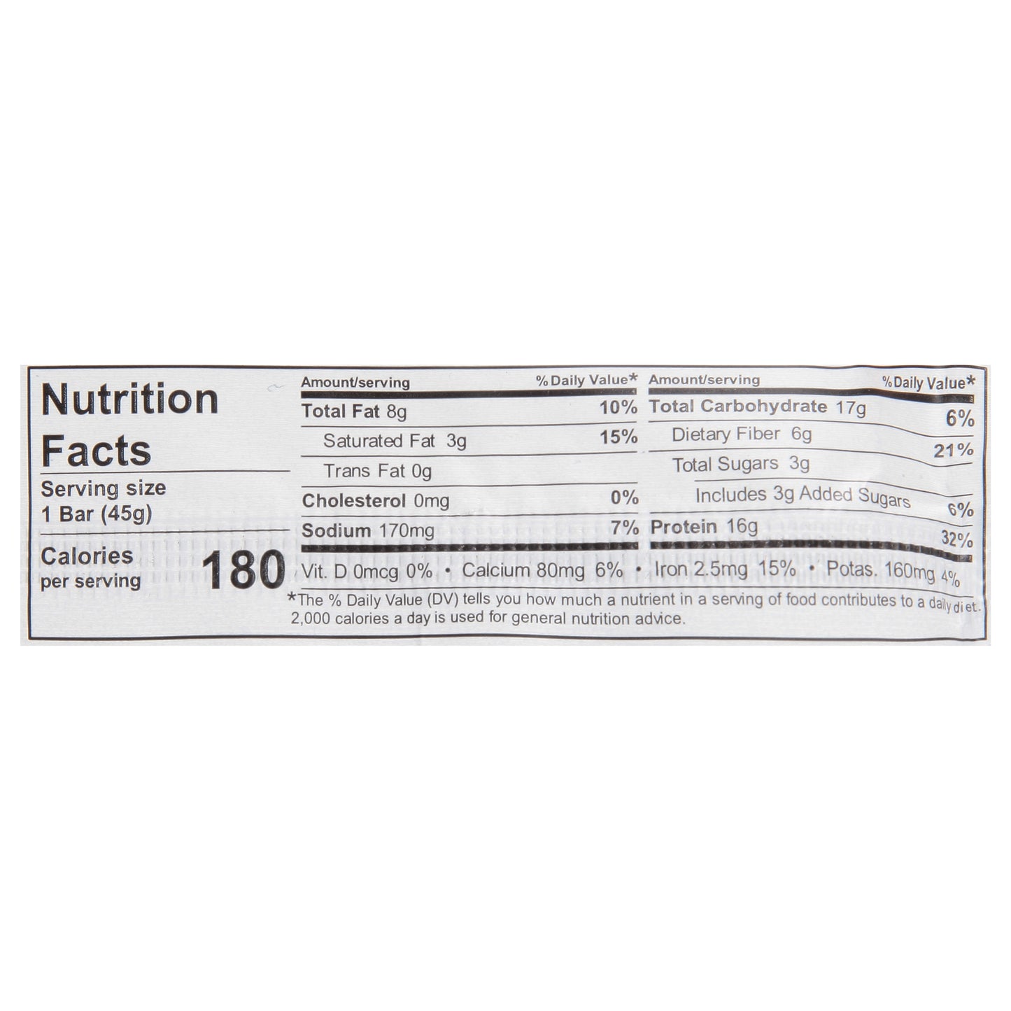 NuGo Slim Crunchy Peanut Butter Protein Bar 1.59 oz