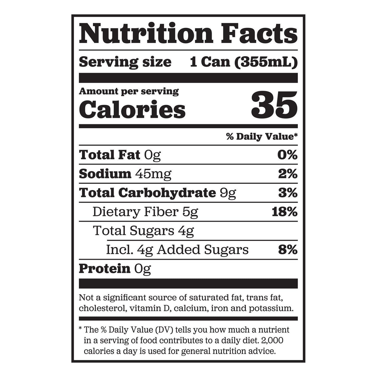 Slice Ginger Ale Healthy Soda, 12 fl oz Can