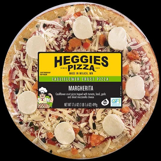 Heggies Pizza Margherita, Cauliflower Crust
