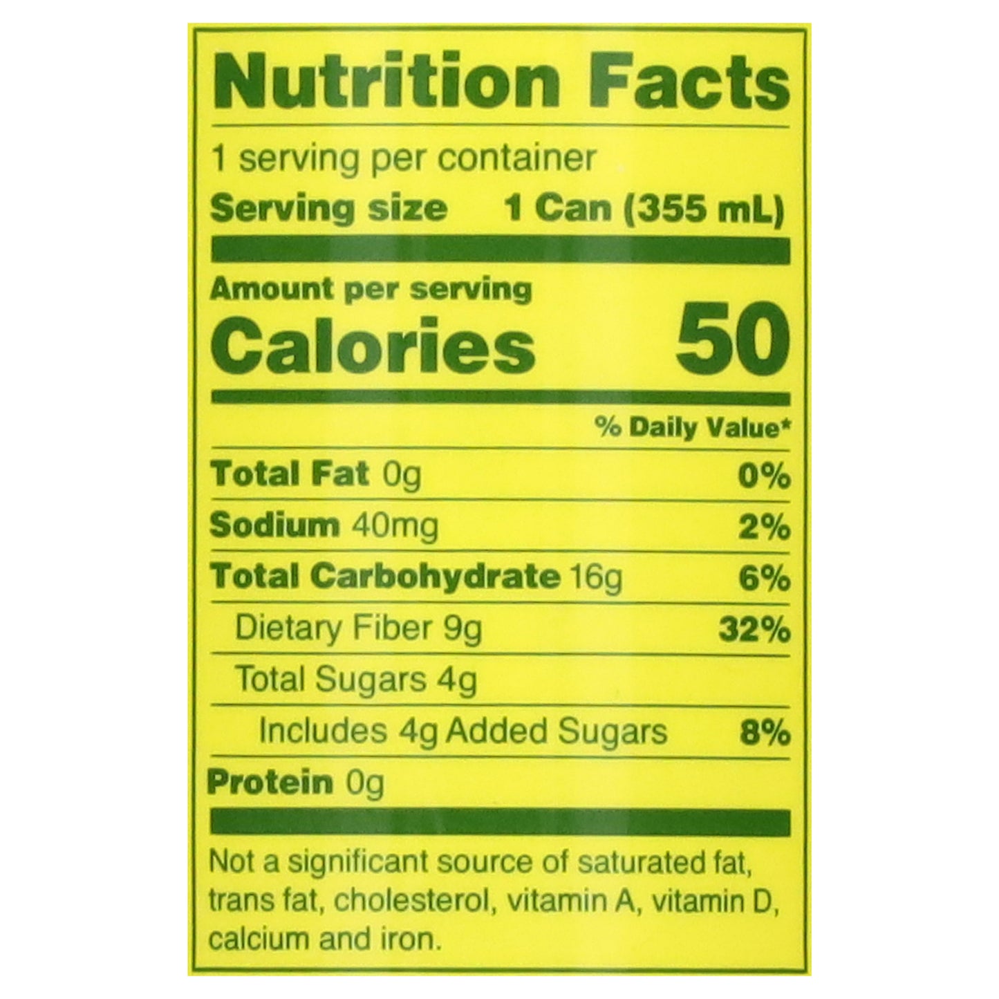 Olipop Banana Cream Soda 12 fl oz