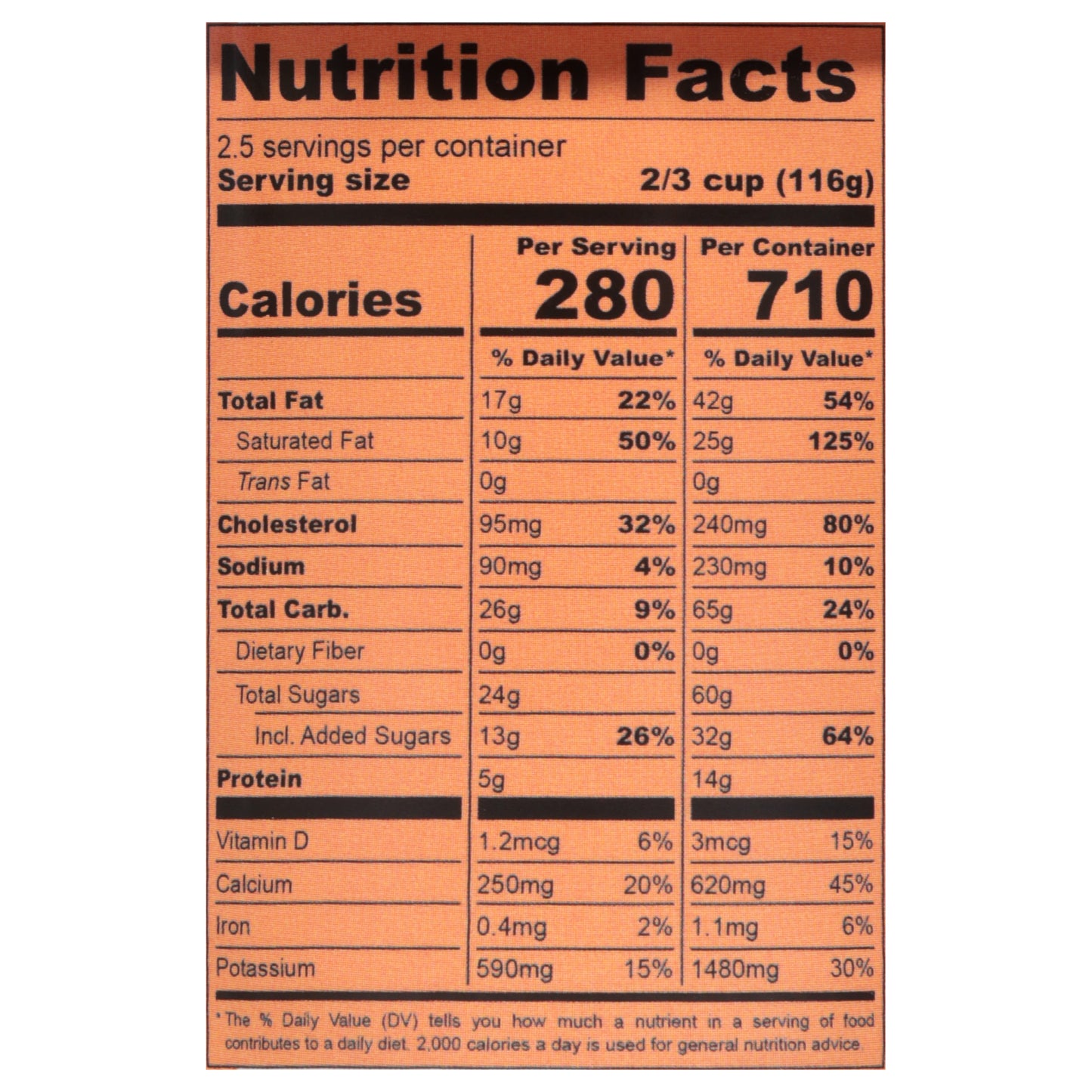 Ice Cream for Bears French Roar-Ange Cream Ice Cream 14 fl oz