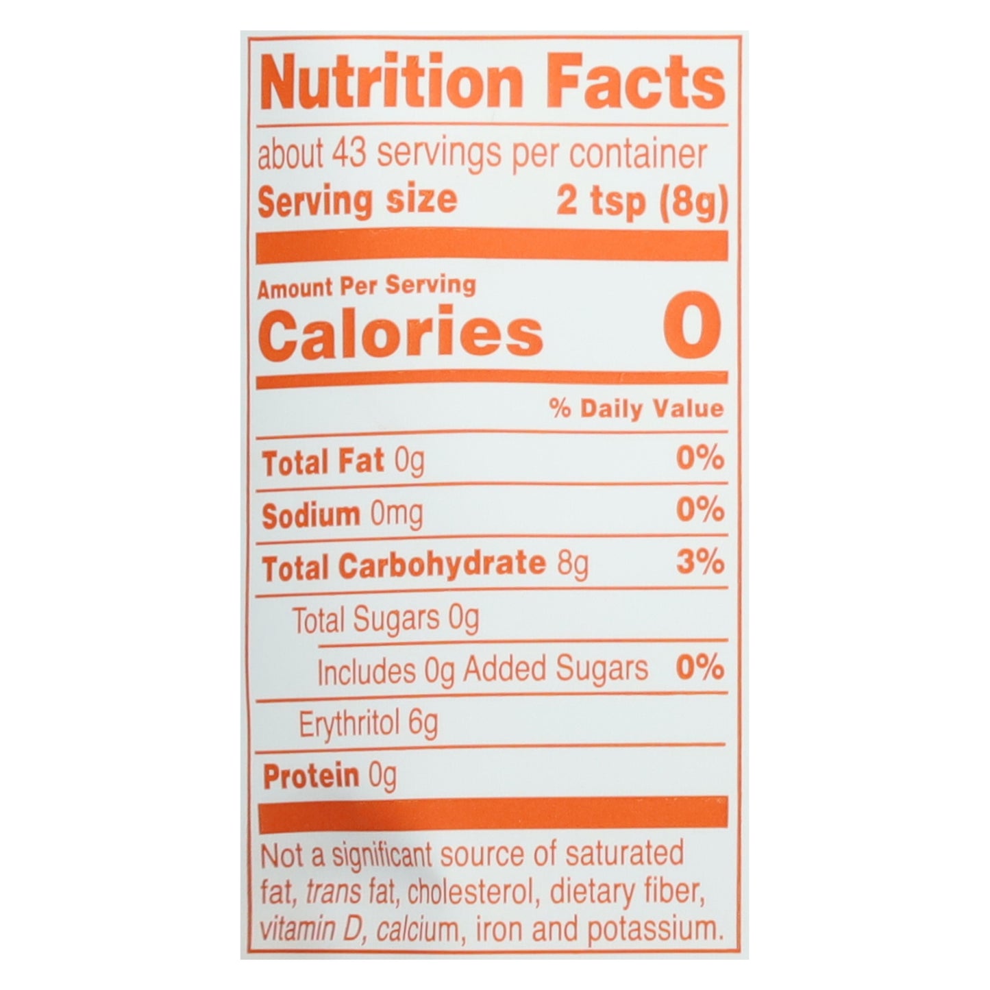 Swerve Granular Zero Calorie Sweetener 12 oz