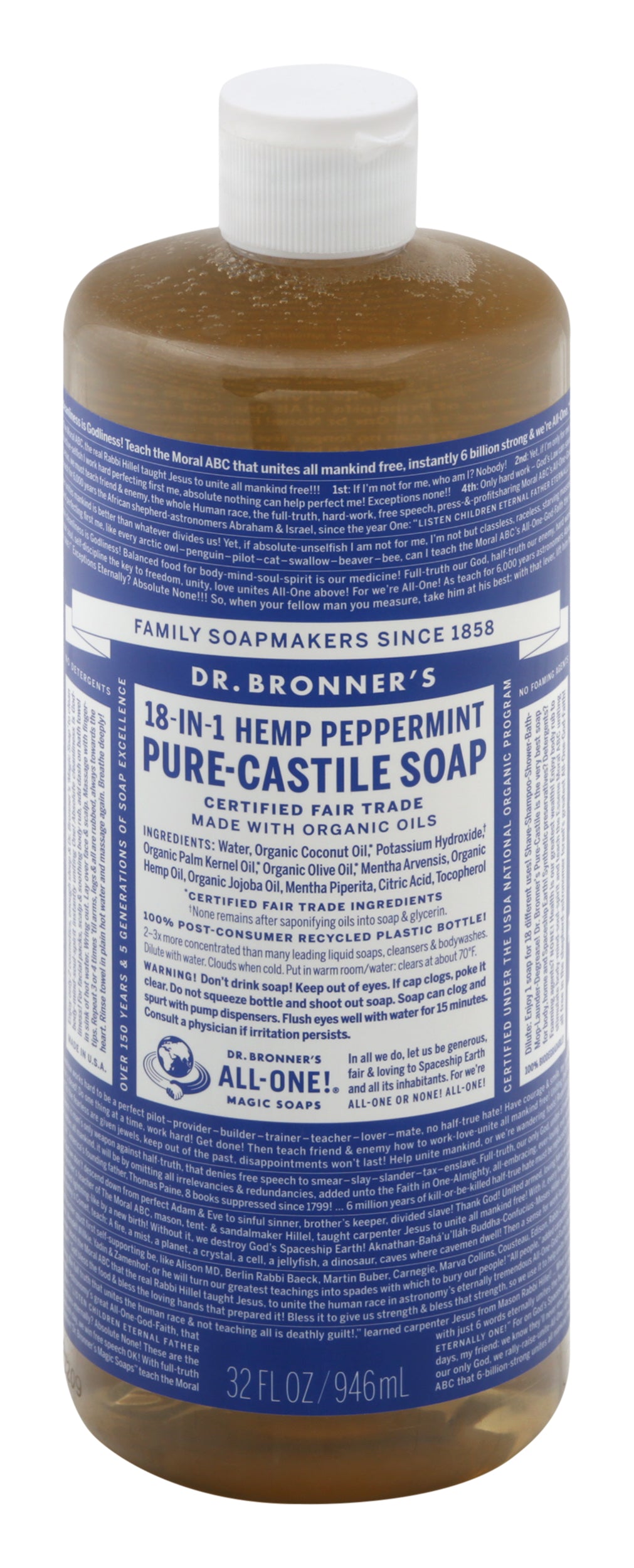Dr Bronners Soap 32 oz