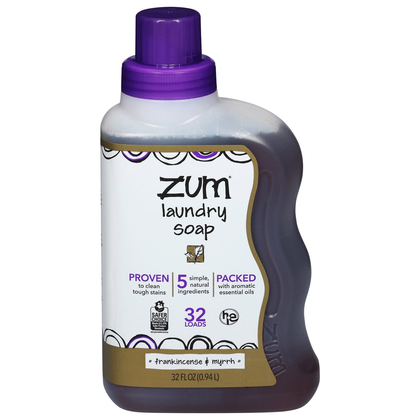 Zum Frankincense & Myrrh Laundry Soap 32 fl oz