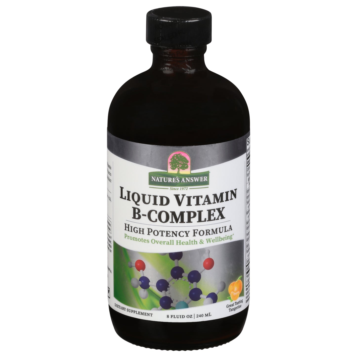 Nature's Answer Liquid Tangerine Vitamin B-Complex 8 fl oz