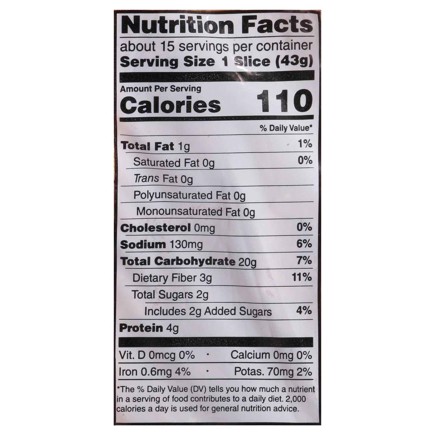 Rudi's 100% Whole Wheat Organic Bread 22 oz