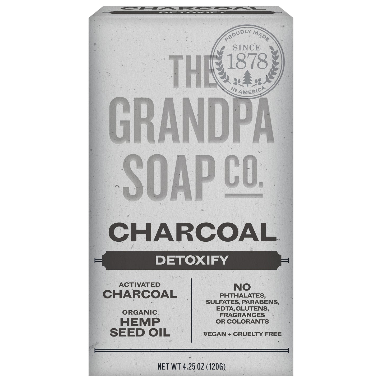 The Grandpa Soap Co. Detoxify Charcoal Soap 4.25 oz