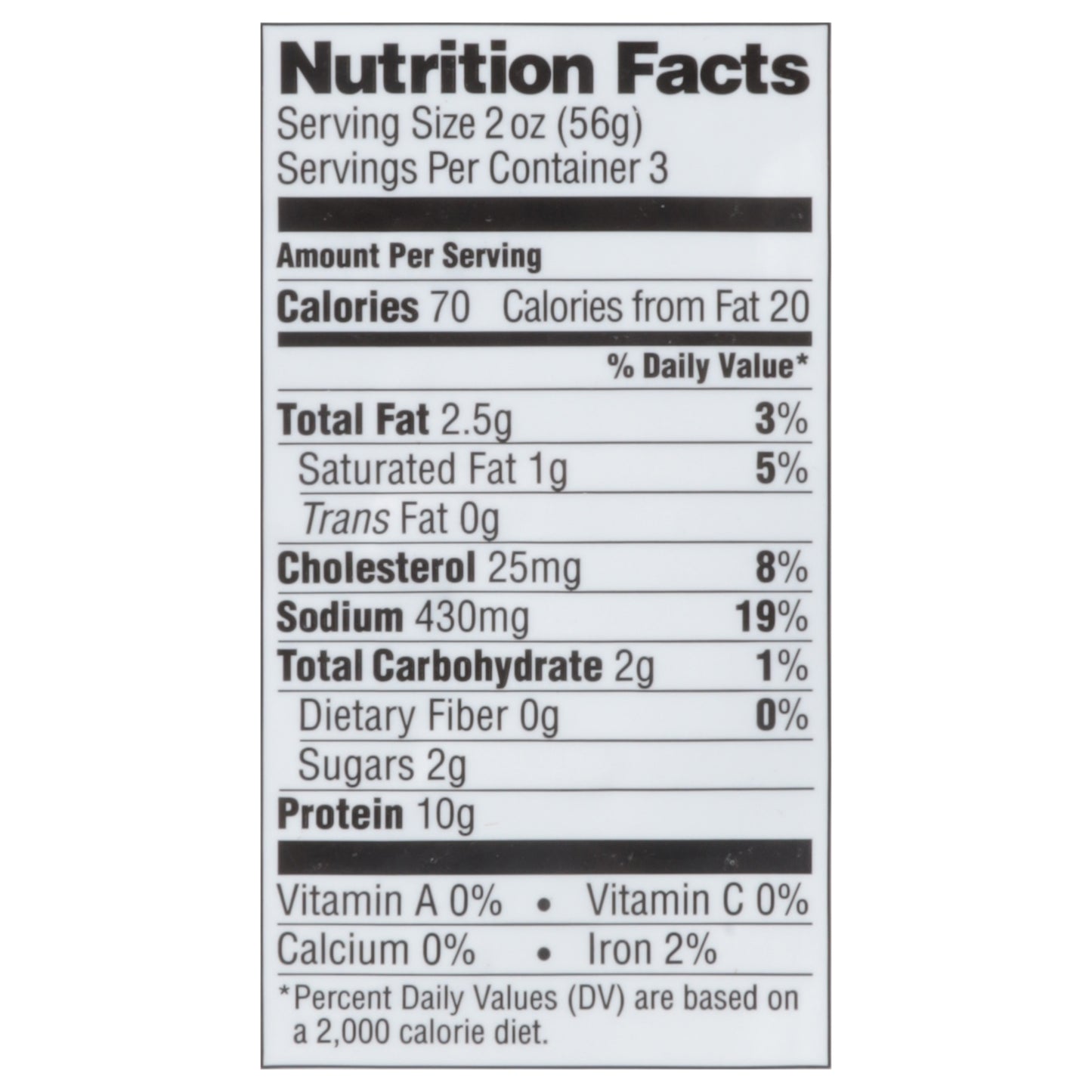 True Story Organic Uncured Applewood Smoked Ham 6 oz