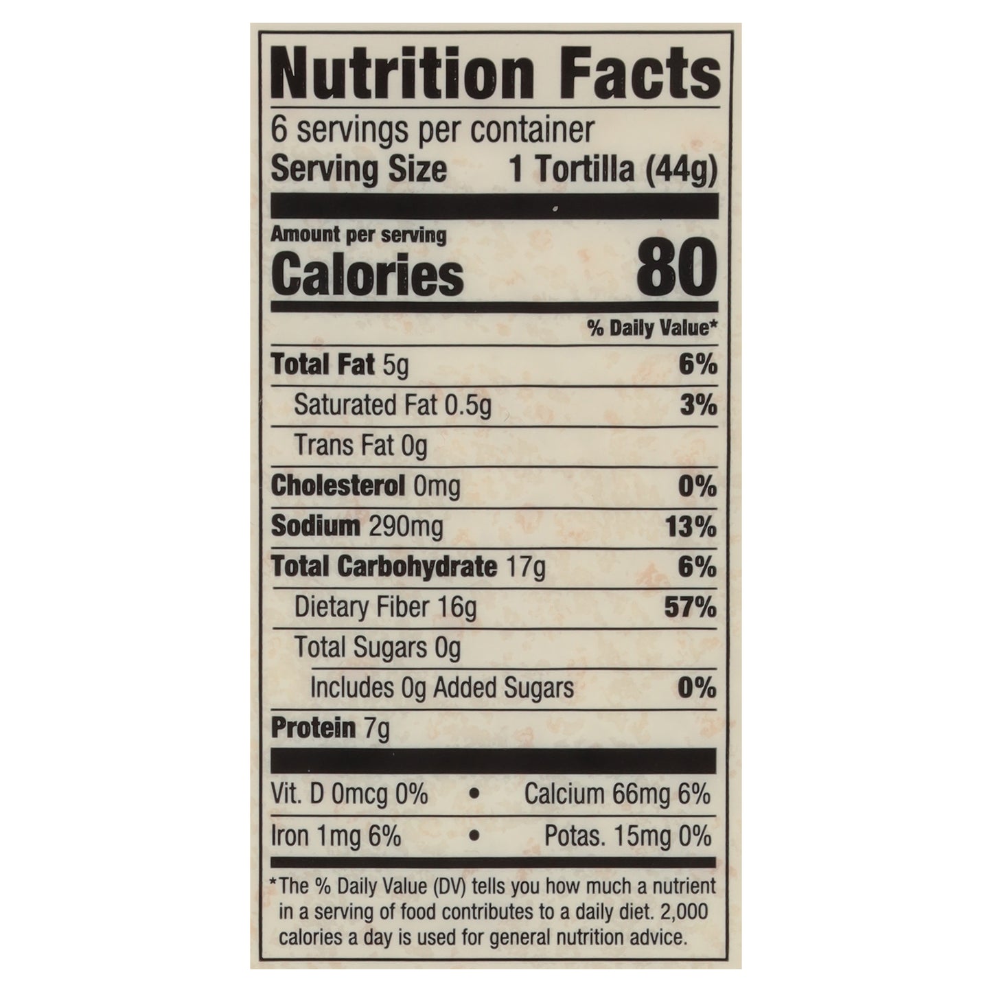 Hero Flour Tortillas 6 Each