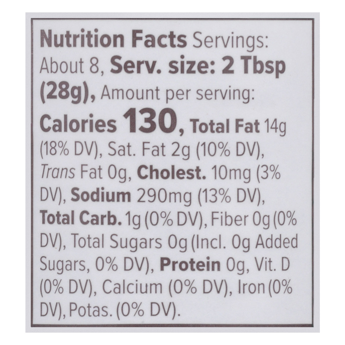 Primal Kitchen Tartar Sauce 7.5 oz