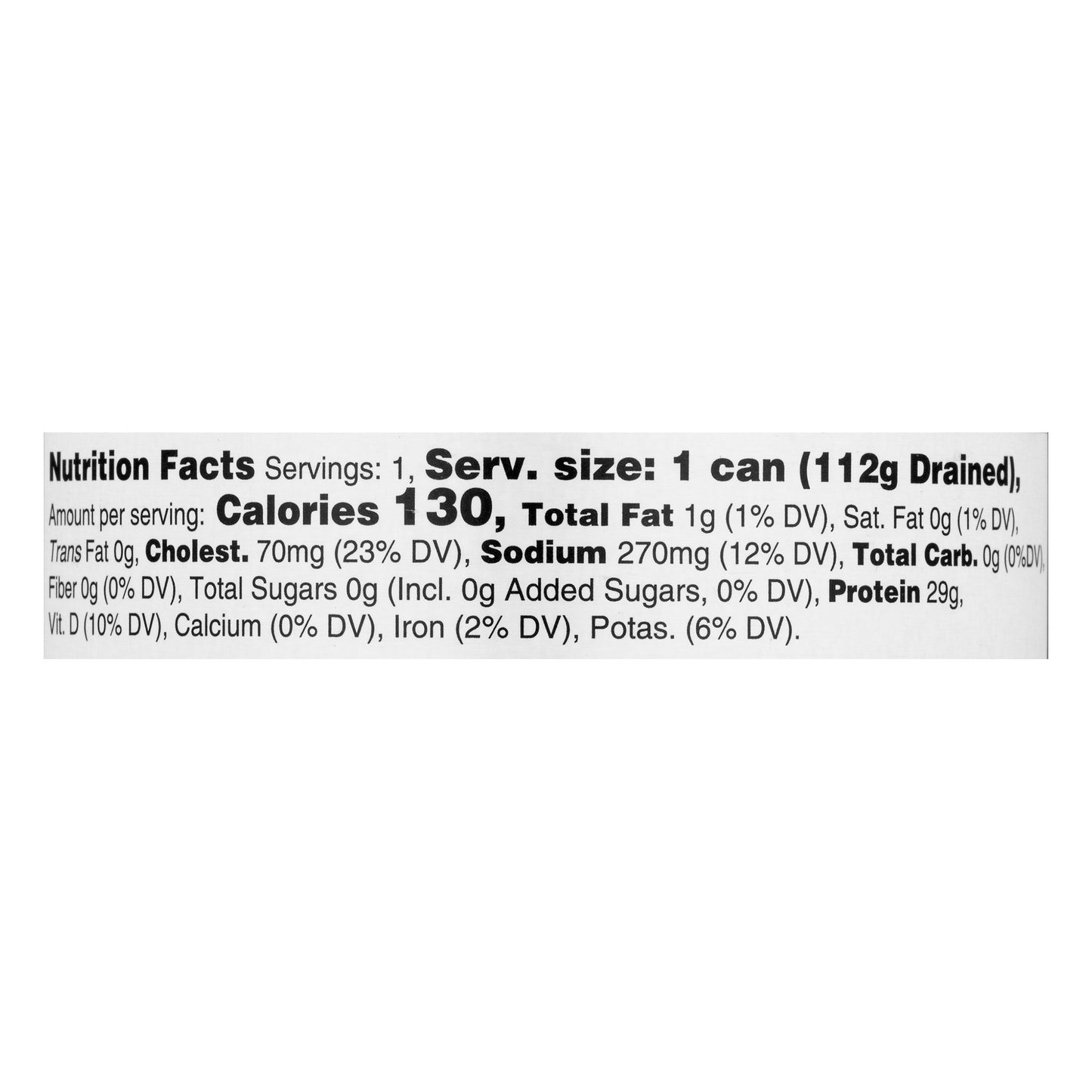 Tuscanini Solid Light In Water Yellowfin Tuna 5.6 oz