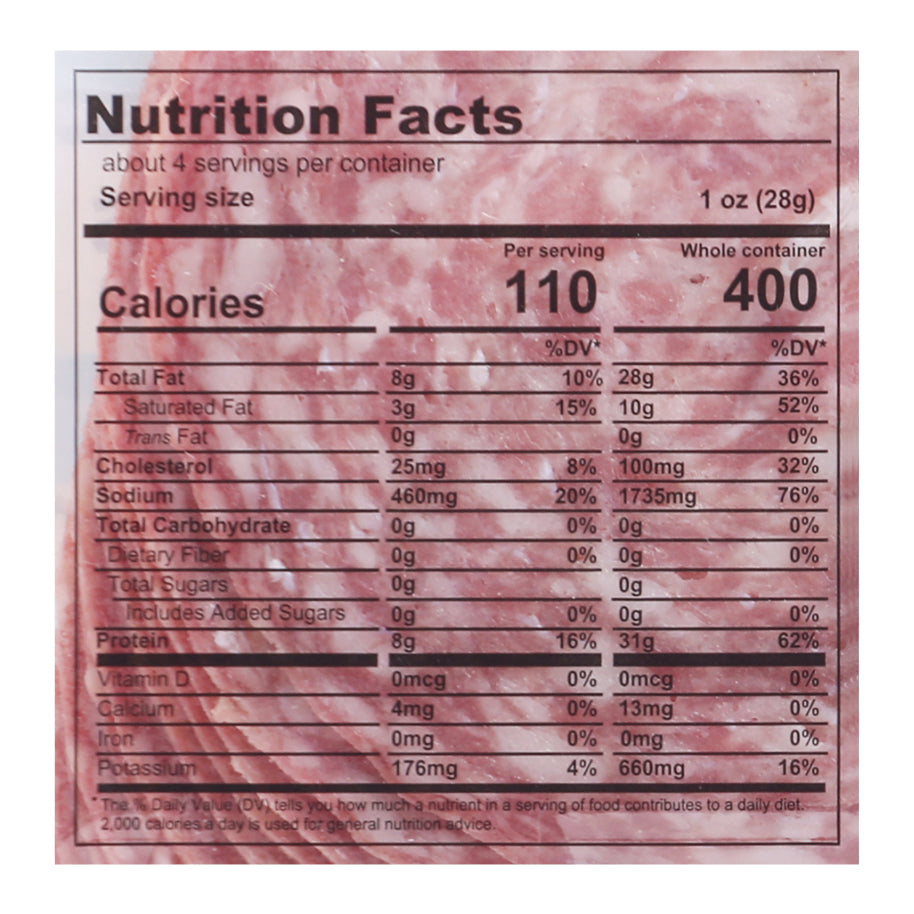 Olli Salumeria Genoa Mild Salami 4 oz