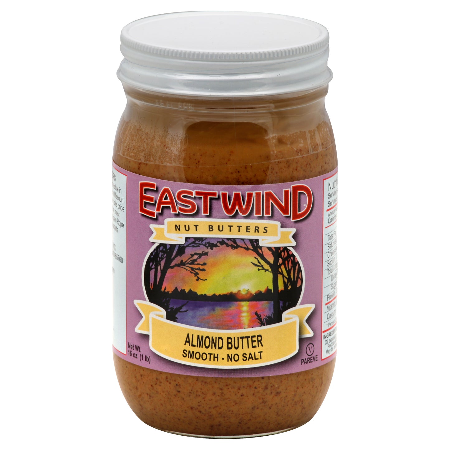 East Wind Almond Butter 16 oz - Creamy