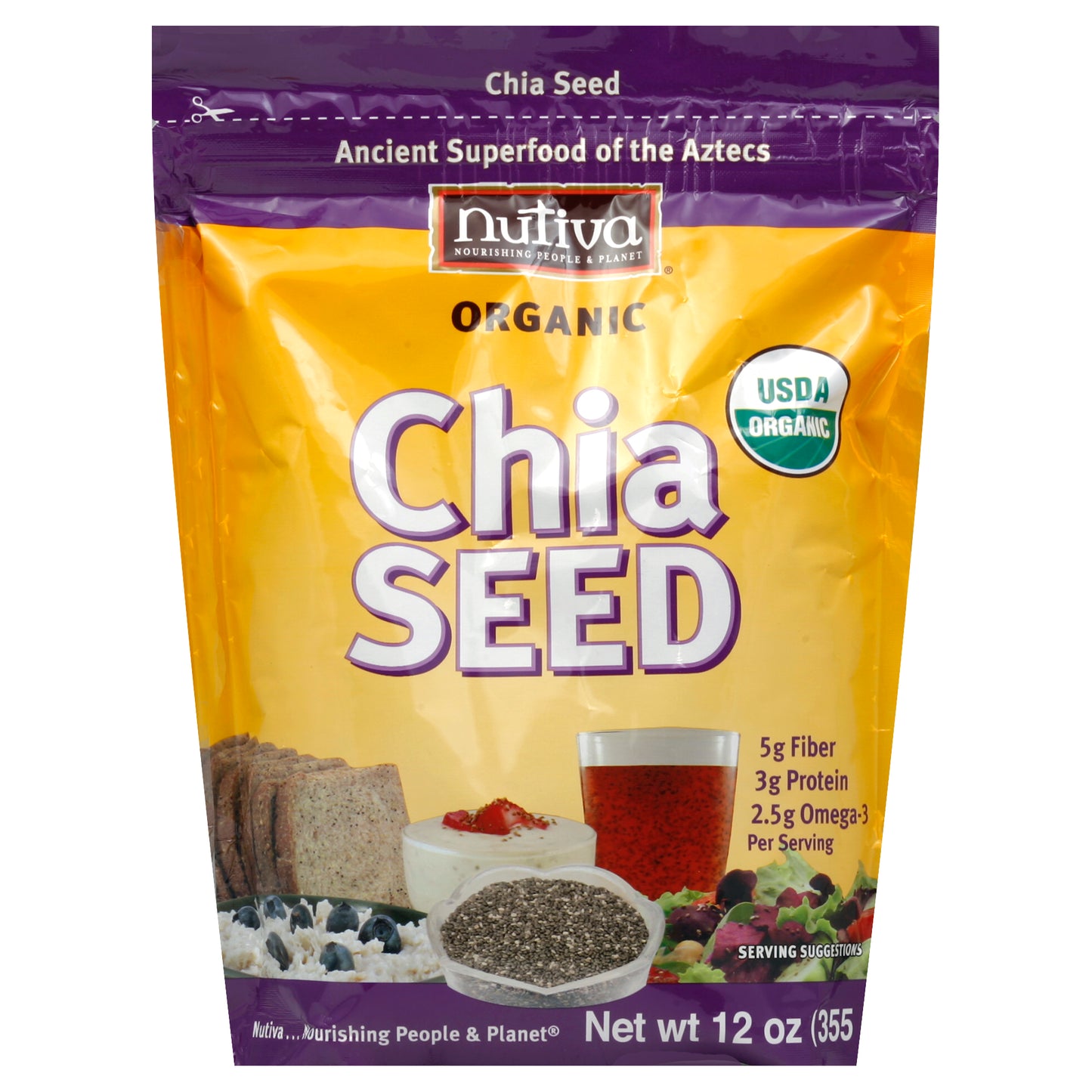 Nutiva Chia Seed 12 oz