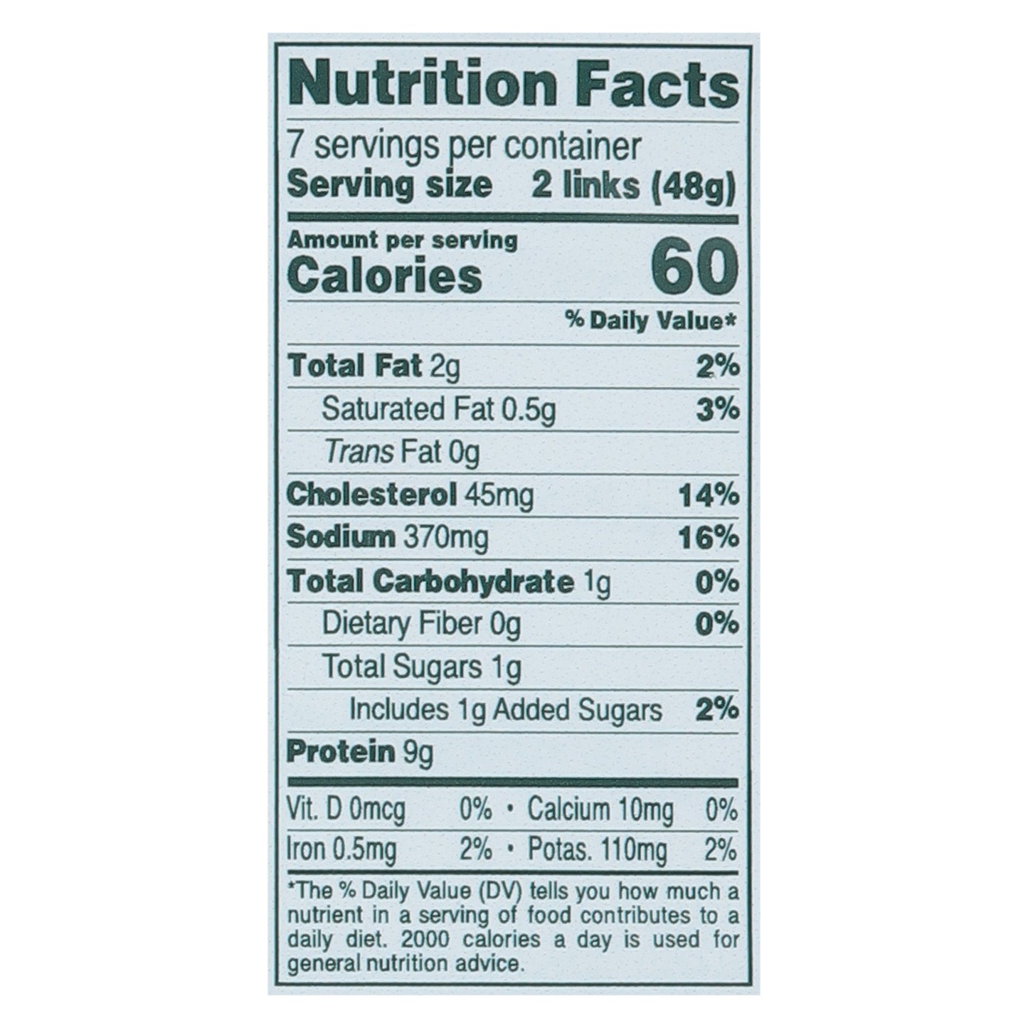 Bilinski's Organic Classic Sage Breakfast Chicken Sausage 12 oz