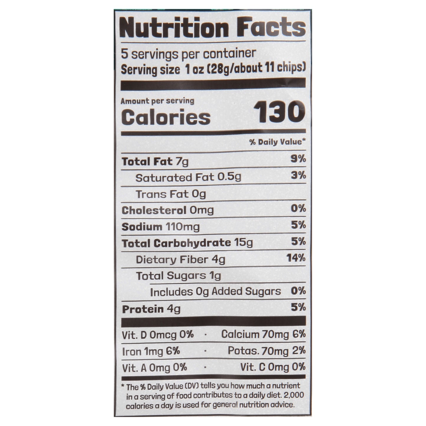 Beanitos White Bean Sea Salt Tortilla Chips 5 oz