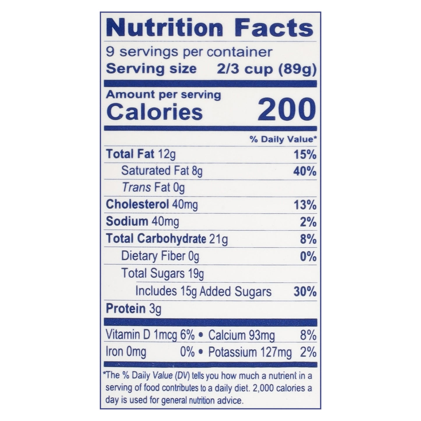 Alden's Organic Old Fashioned Vanilla Ice Cream 1.5 qt