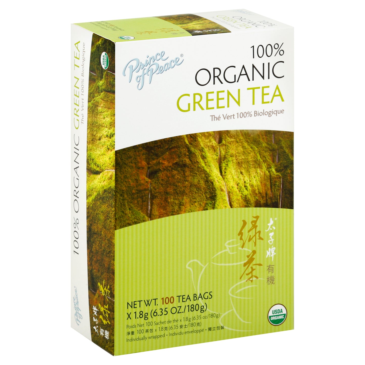 Prince Of Peace Green Tea 100 ea