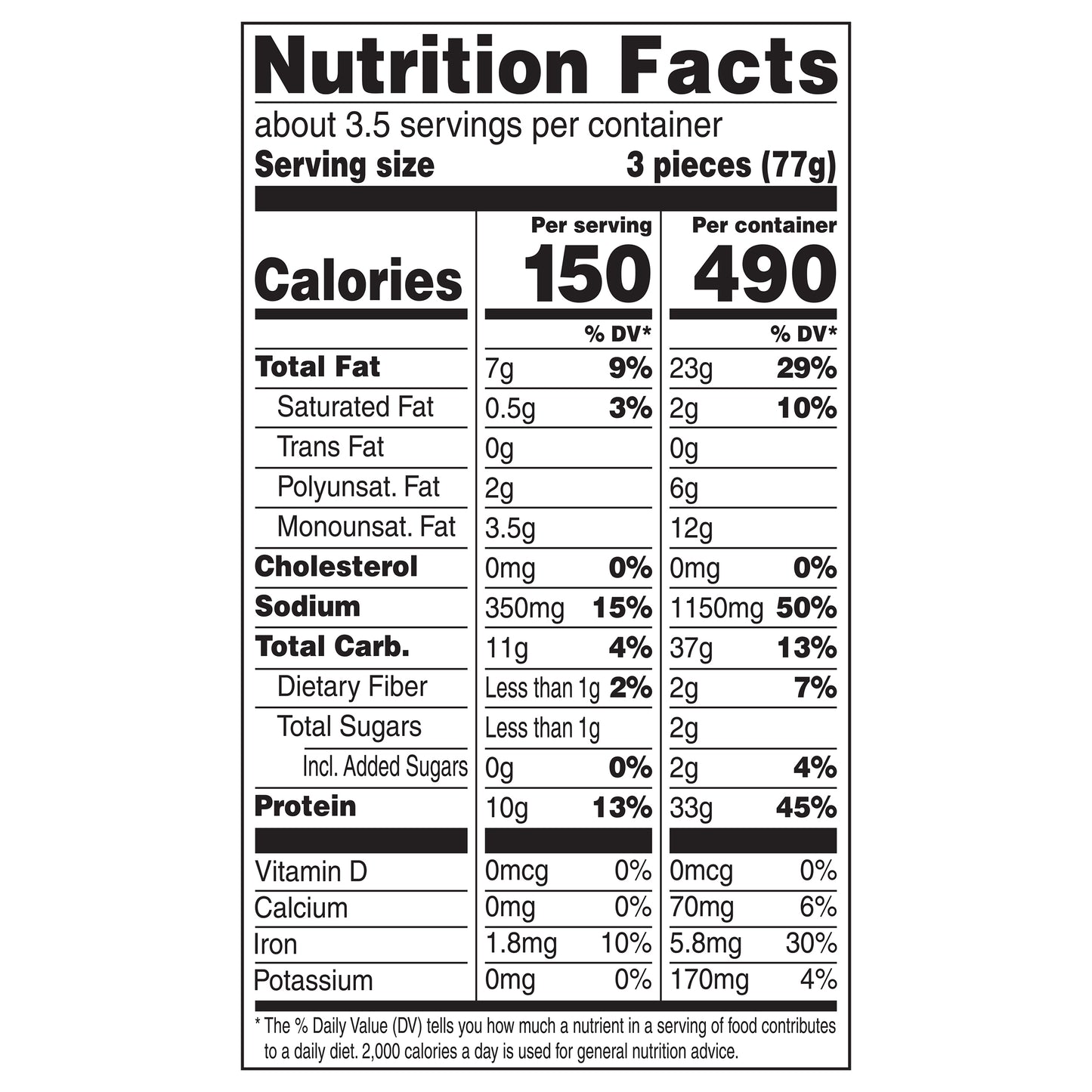 Gardein Seven Grain Crispy Plant-Based Chick'n Tenders, Vegan, Frozen, 9 oz.