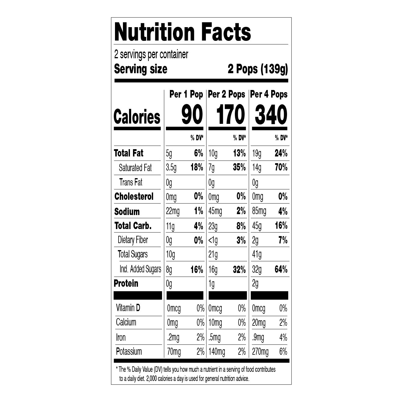 Orange n' Cream Organic, Dairy-Free Frozen Fruit Bars, 4 Ct