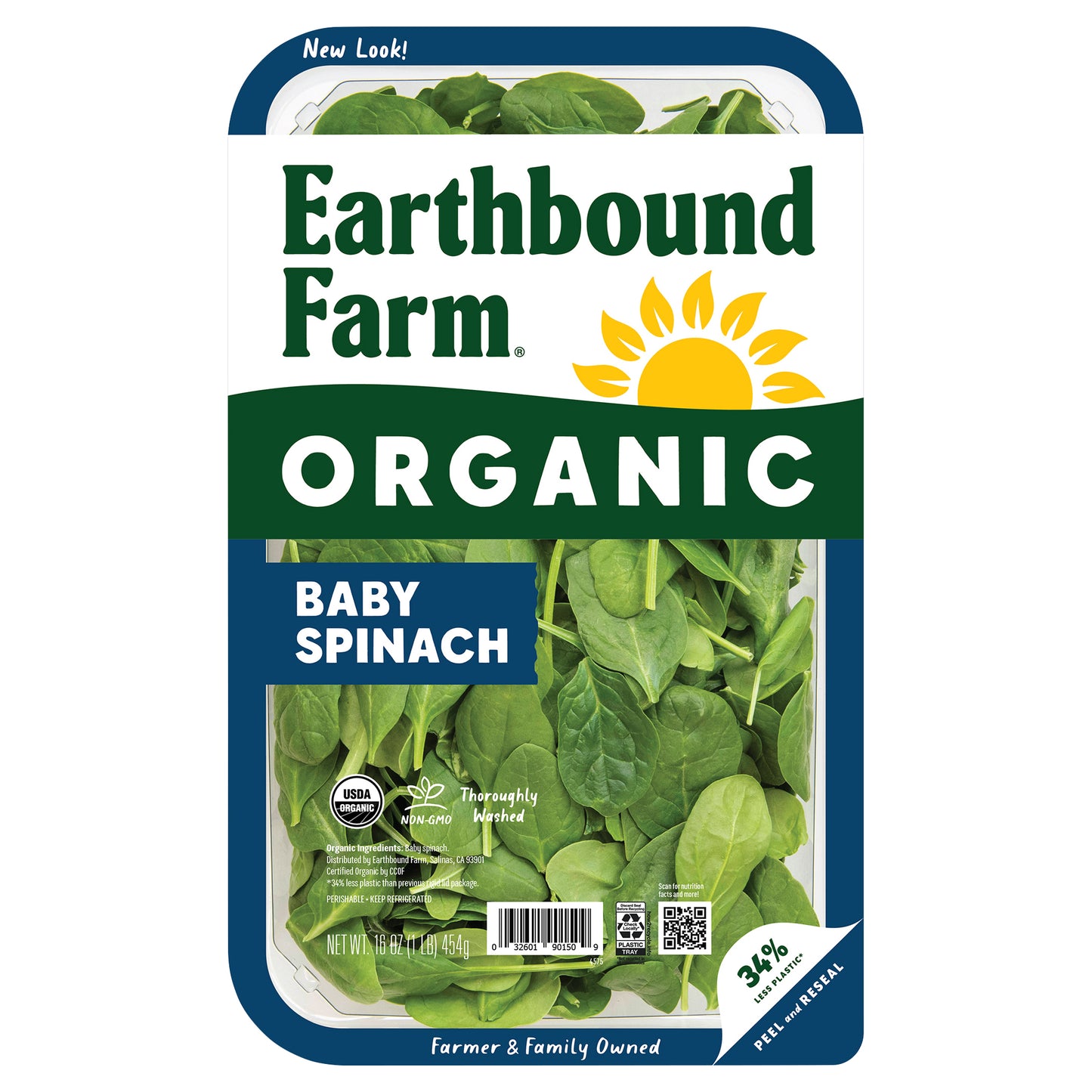 Earthbound Farm Organic Baby Spinach 16 oz
