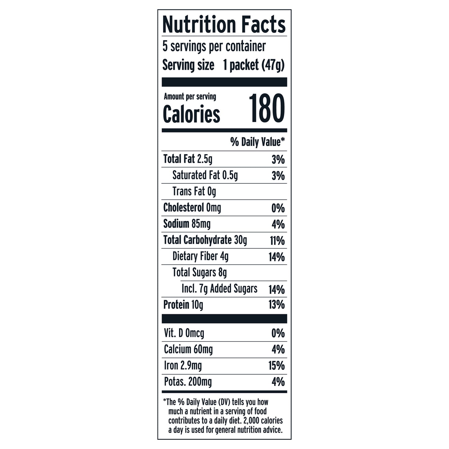 Maple Cinnamon Roll Instant Protein Oatmeal