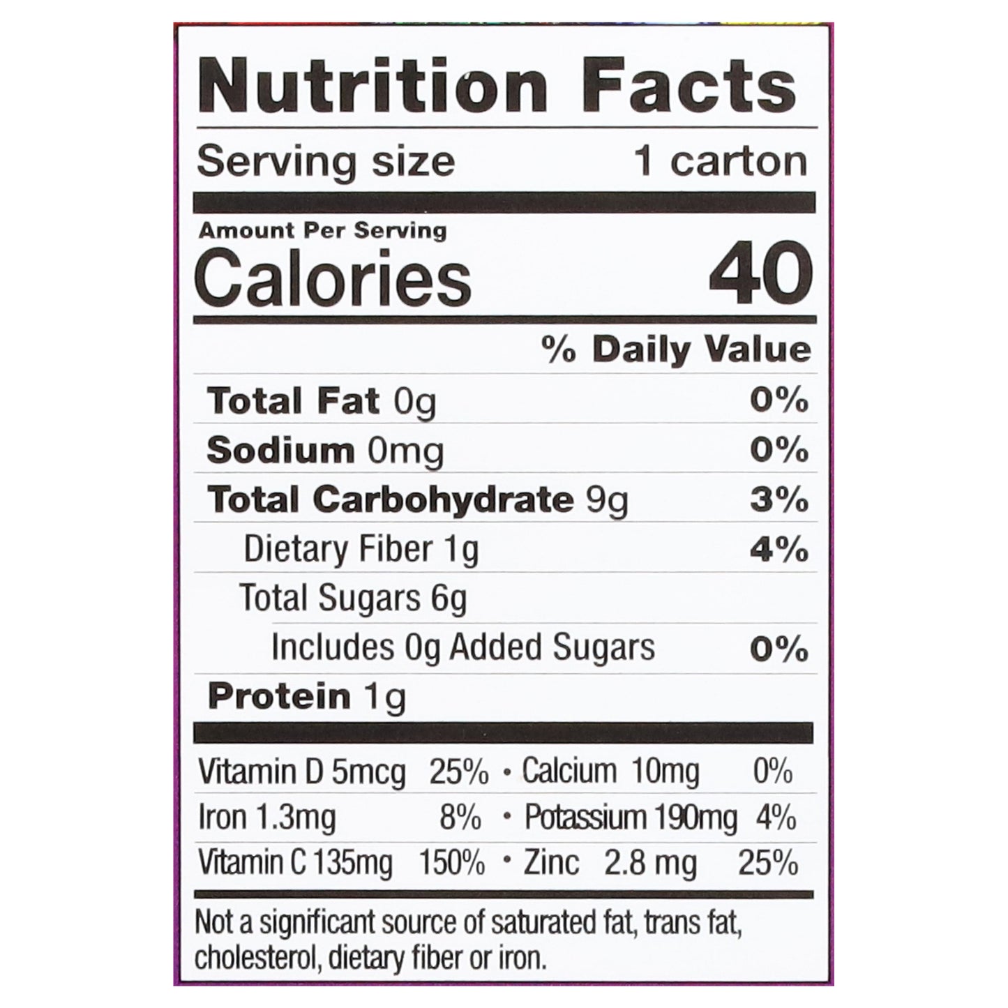 Uncle Matt's Organic No Sugar Added Lemonade 8 - 6.75 fl oz Boxes